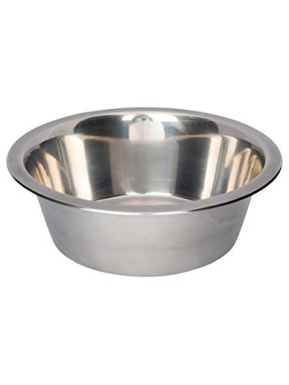 Comedero Perros y Gatos de Acero Inox. 21cm/1750ml