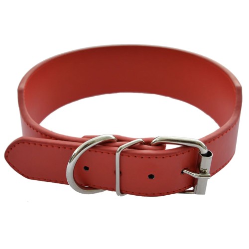 Collar Perro de Cuero Rojo (1,5x35cm)