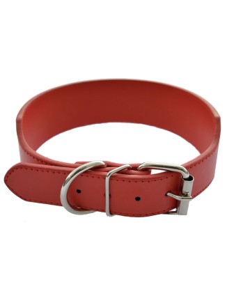 Collar Perro de Cuero Rojo (1,5x35cm)