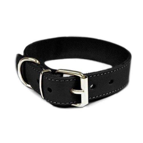 Collar Perro de Cuero Negro (2,0x45cm)