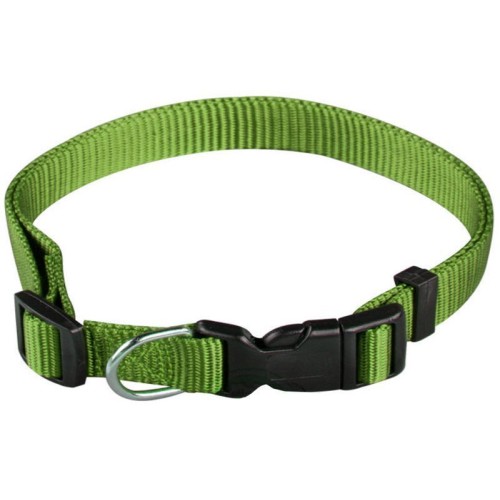 Collar Perro Regulable de Nylon Verde (1x30cm)
