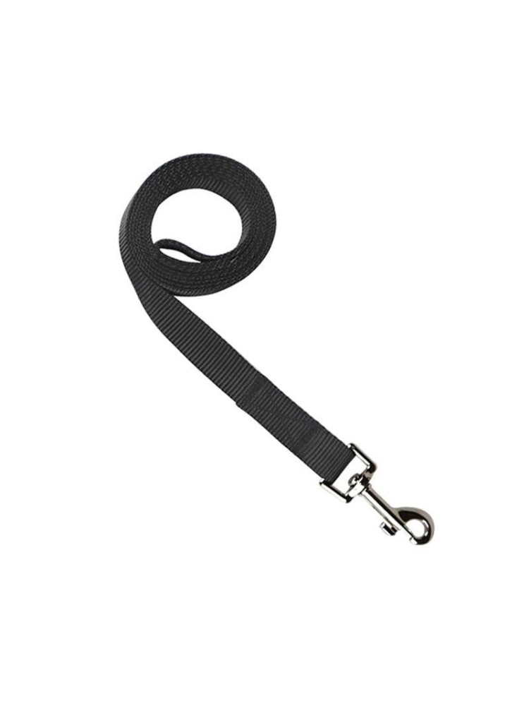 Correa Perro de Nylon Negra (1,5x120cm)