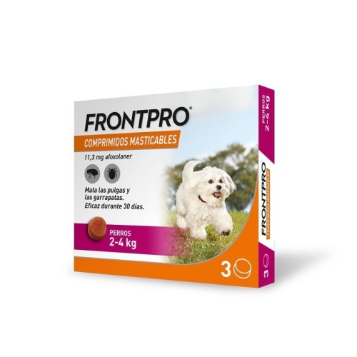Frontpro 3 Comprimidos Masticables Perros 2-4 kg