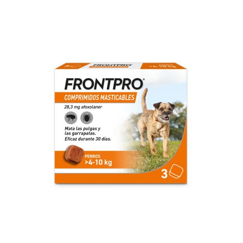 Frontpro 3 Comprimidos Masticables Perros 4-10kg