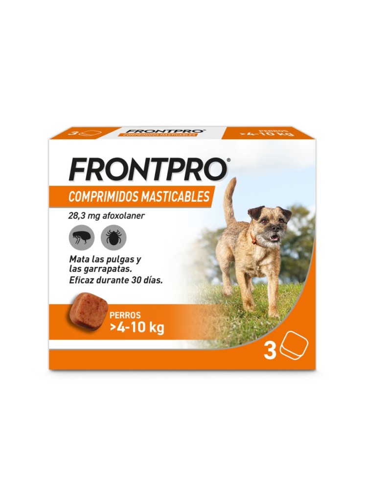 Frontpro 3 Comprimidos Masticables Perros 4-10kg