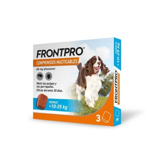 Frontpro 3 Comprimidos Masticables Perros 10-25kg