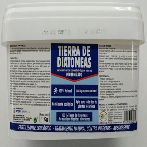 Tierra de Diatomeas Micronizada 1kg