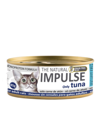 Mousse Atun Gatos 85g Impulse Cat Humedo sin cereales