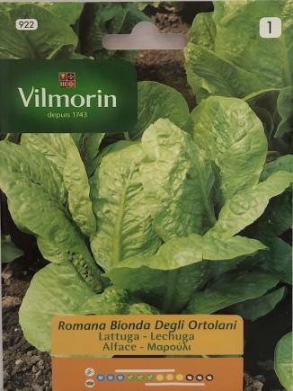 Semillas de Lechuga Romana Bionda Degli