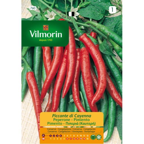 Semillas de Pimiento Picante di Cayena