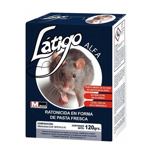 Raticida Latigo Alfa 4 120g