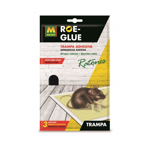 Trampa Adhesiva Ratones Cucarachas e Insectos 2ud