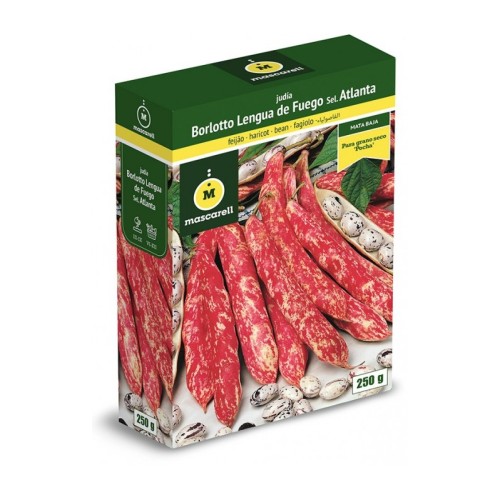 Semillas de Judia Borlotto Lengua de Fuego 250g