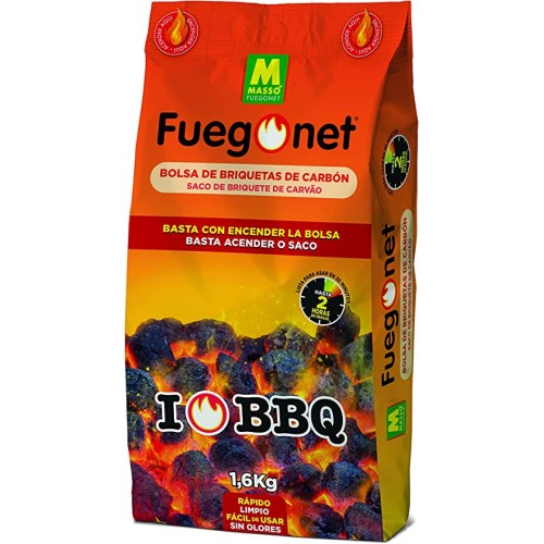 Bolsa de Briquetas de Carbon 1,6kg