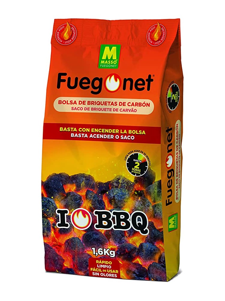 Bolsa de Briquetas de Carbon 1,6kg