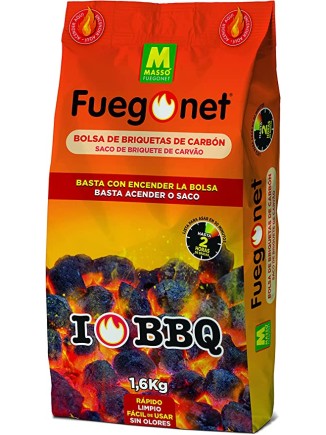 Bolsa de Briquetas de Carbon 1,6kg